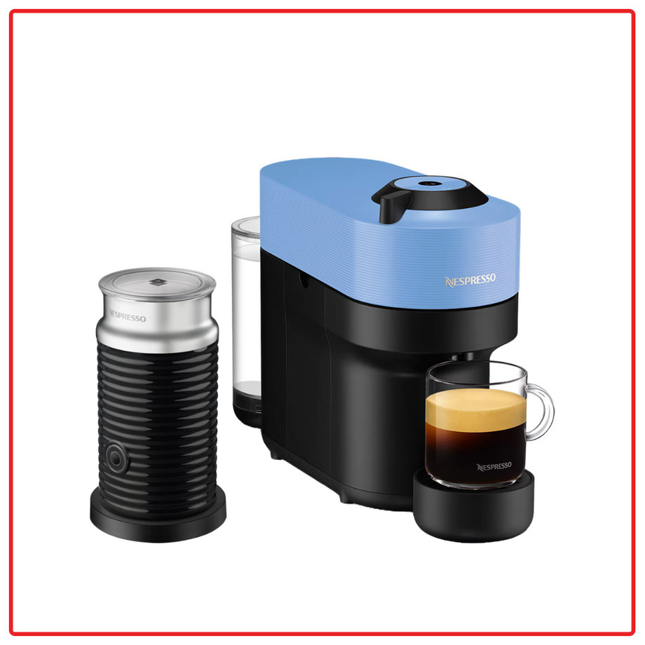 Bundle Deal Nespresso Vertuo Pop GDV2 Pacific Blue Coffee Machine ESH Electrical