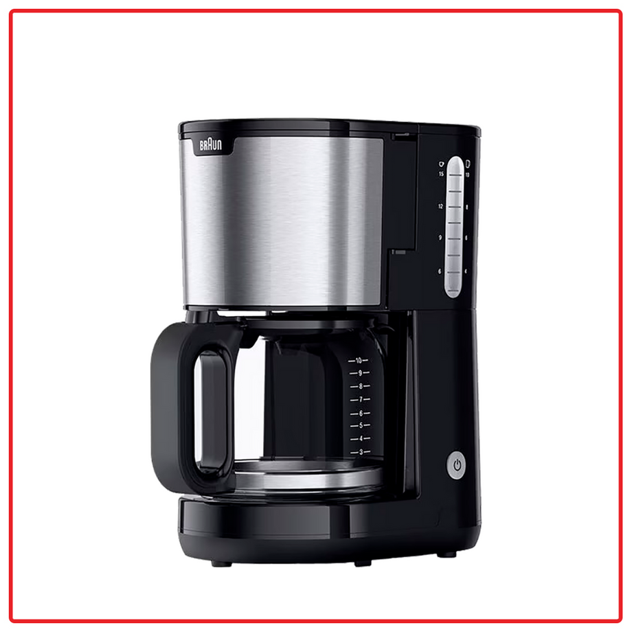 Braun KF1500BK PurShine 10 Cup AromaCarafe Coffee Maker ESH Electrical