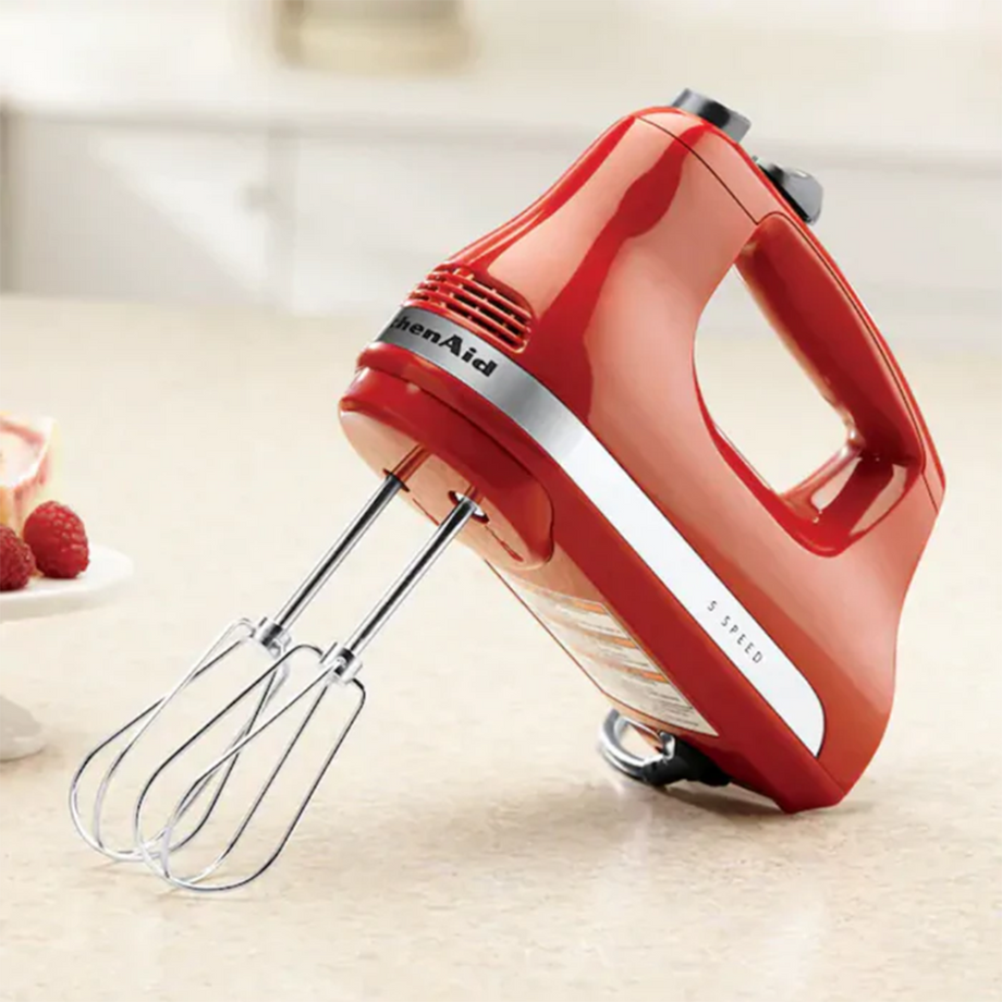 Hand mixer Classic with 5 speeds, 85 W, White - KitchenAid