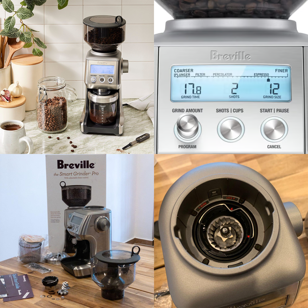 Breville Smart Grinder Pro Stainless Steel Conical Burr Coffee