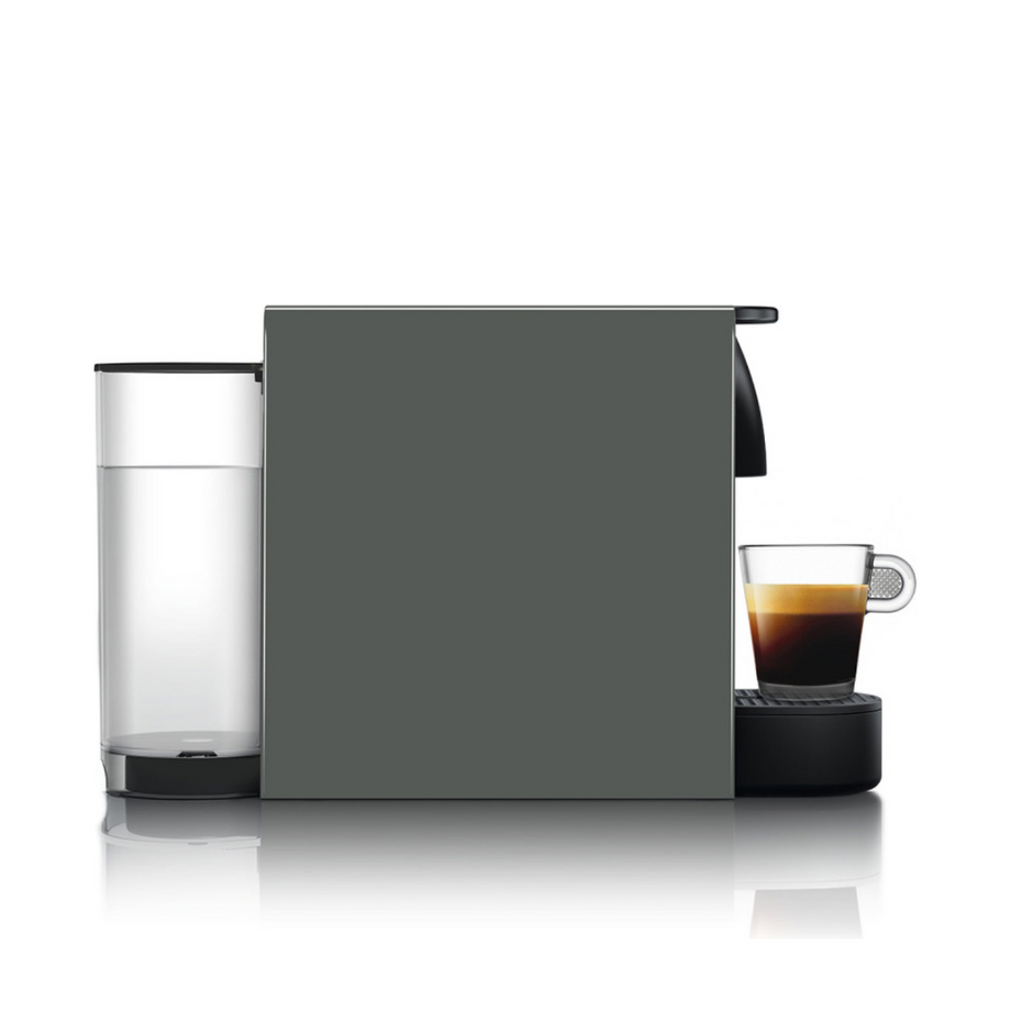 Nespresso Essenza Mini Intense Coffee Machine by KRUPS with Aeroccino Milk  Frother, White/Black