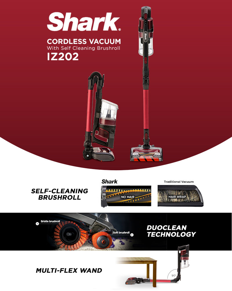 shark iz202 cordless vacuum cleaner